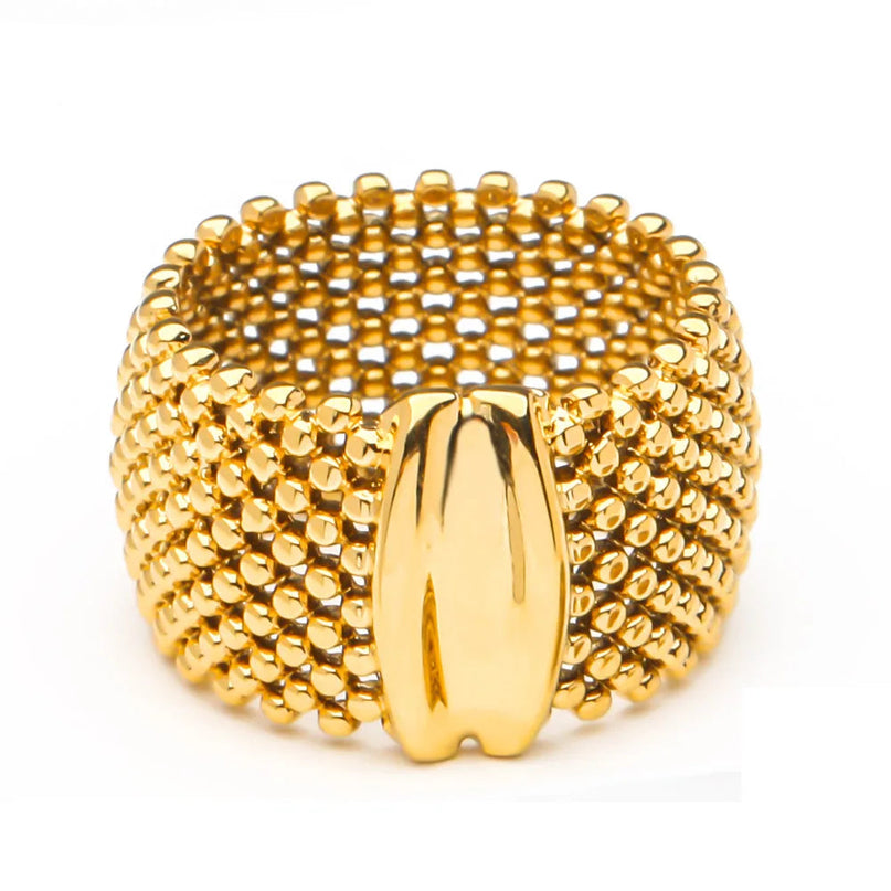 Ring - Luna Pearl – Vergoldeter Perlen Ring