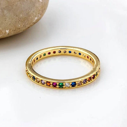 Ring – Rainbow Glimmer - Milenalu - Dein Schmuck - schmuck kaufen