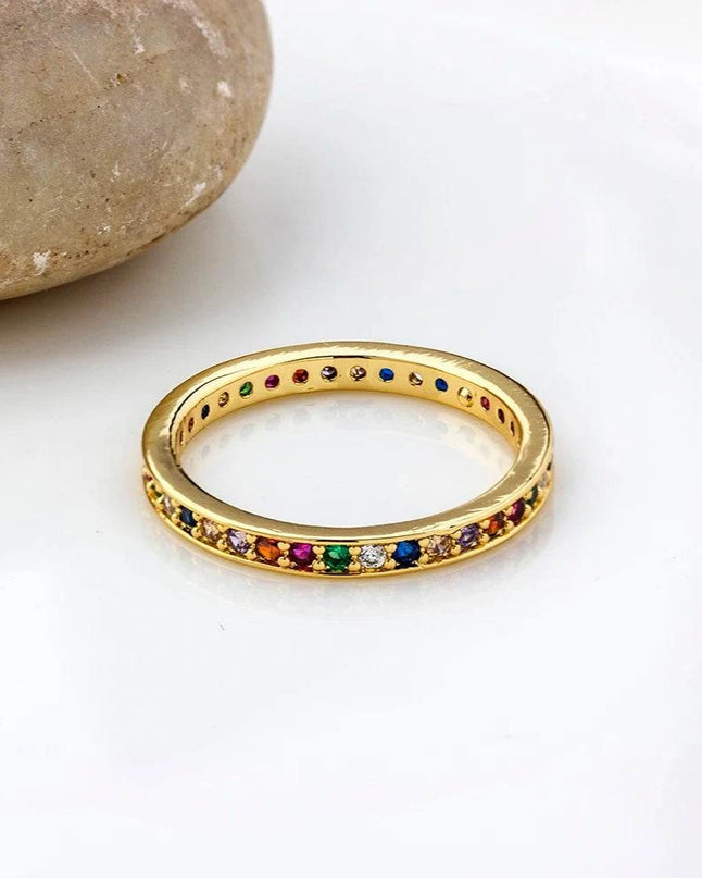 Ring – Rainbow Glimmer - Milenalu - Dein Schmuck - schmuck kaufen