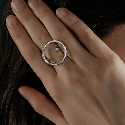Ring - Silver Flow – Offener Ring in Silberoptik