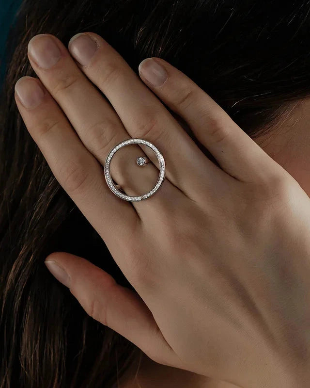 Ring - Silver Flow – Offener Ring in Silberoptik