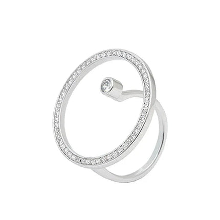 Ring - Silver Flow – Offener Ring in Silberoptik