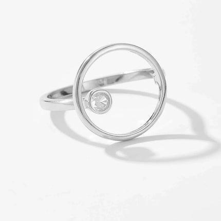 Ring - Echo Shine – Verstellbar mit Zirkonia 925 Silber