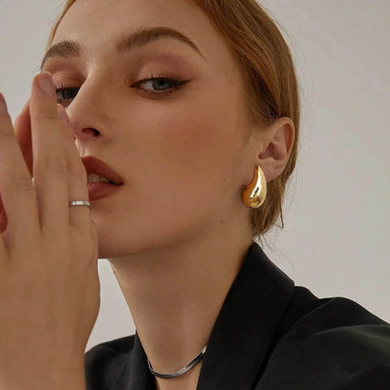 Ohrringe - Golden Drop 14K Milenalu Schmuck kaufen