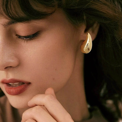 Ohrringe - Golden Drop 14K Milenalu Schmuck kaufen