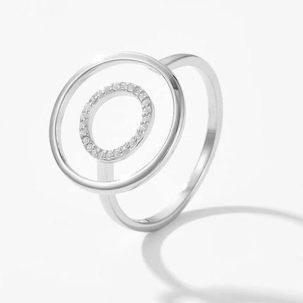 Ring - Echo Shine – Verstellbar mit Zirkonia 925 Silber