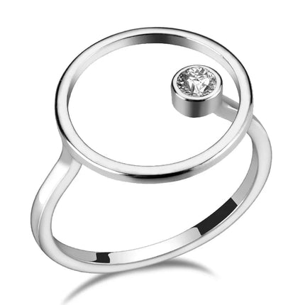 Ring - Echo Shine – Verstellbar mit Zirkonia 925 Silber